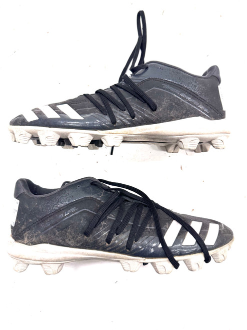 Vist Large View of Product Image Which is Used Adidas THREE STRIPE LIFE BB/SB Cleats Black Senior 8.5