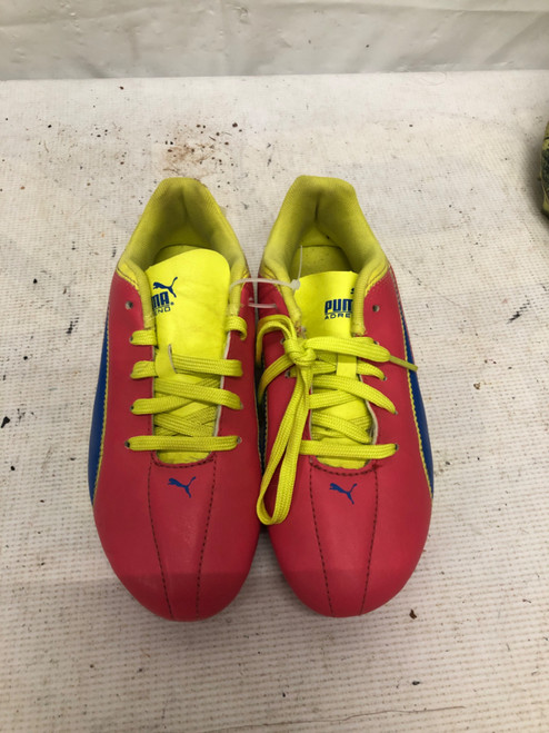 Vist Large View of Product Image Which is Used Puma Soccer Cleats Red Junior 03