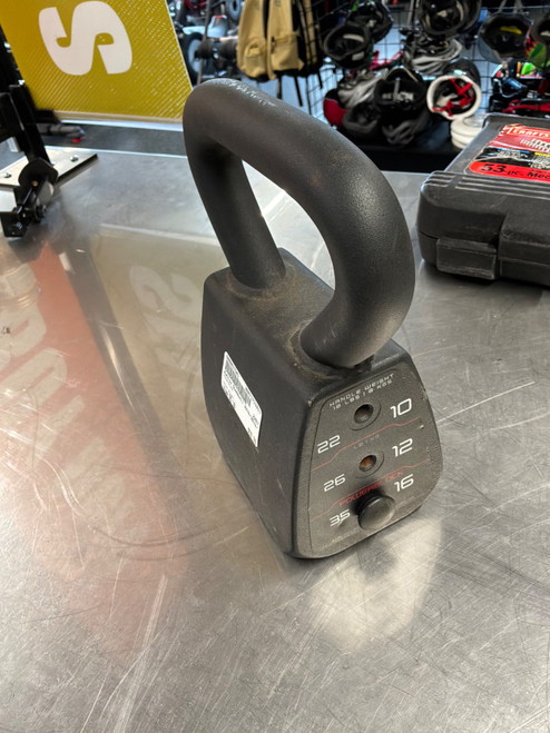 Vist Large View of Product Image Which is Used PowerBlock Kettle Dumbbell (Each) Black 35 lb