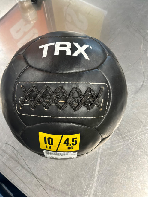 Vist Large View of Product Image Which is Used TRX Medicine Ball Black 10 lb