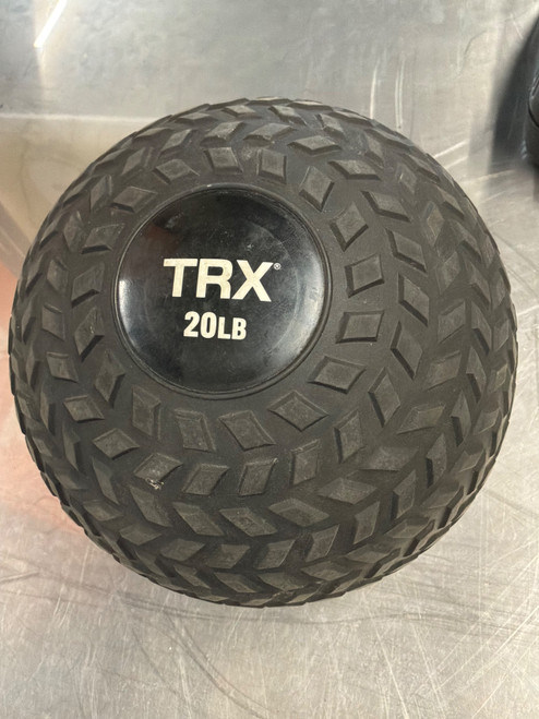 Vist Large View of Product Image Which is Used TRX Slam Ball Black 20 lb