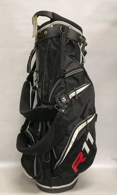 Vist Large View of Product Image Which is Used Taylormade R11 Mens Stand Bag Black And Red