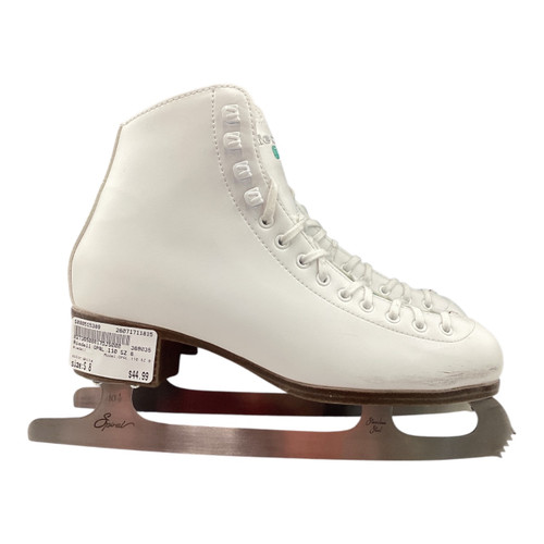 Vist Large View of Product Image Which is Used Riedell OPAL 110 SZ 8 WomensFigure Skate White Senior 8
