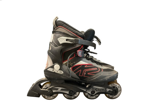 Vist Large View of Product Image Which is Used K2 EXO SZ 10 Senior Rec Fitness Skates Black Senior 10