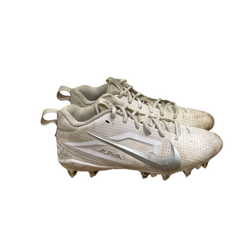 Vist Large View of Product Image Which is Used Nike Adult FB Cleats White Senior 9.5