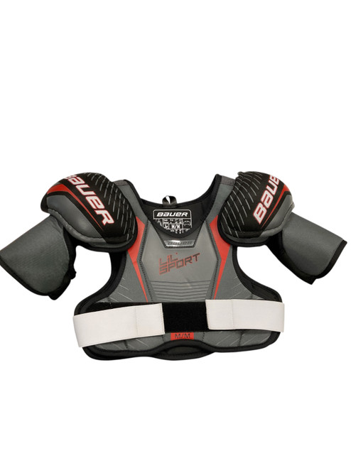 Vist Large View of Product Image Which is Used Bauer LIL SPORT Junior Shoulder Pads MD