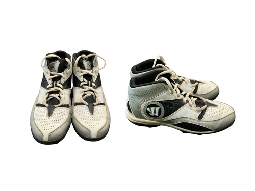 Vist Large View of Product Image Which is Used Warrior VEX20 LAX Cleats Boys Black Junior 03.5