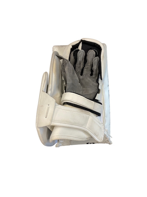 Vist Large View of Product Image Which is Used OPTIK X3 Junior Goalie Blocker White