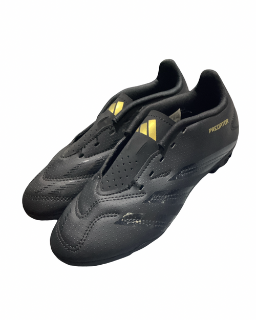 Vist Large View of Product Image Which is Used Adidas Soccer Cleats Black Junior 02