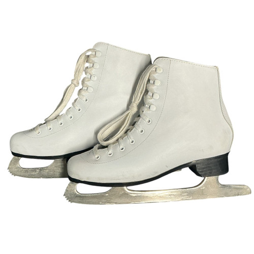 Vist Large View of Product Image Which is Used DBX SZ 6 FIGURE SKATES WomensFigure Skate White Senior 6