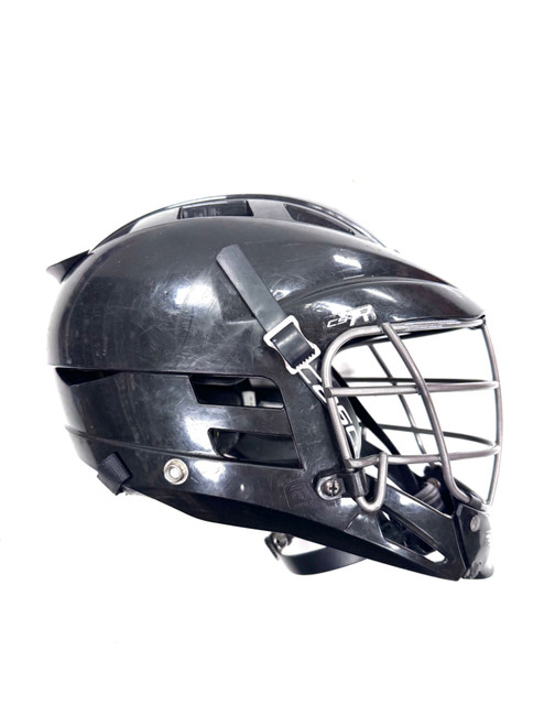 Vist Large View of Product Image Which is Used Cascade CSR YTH Lacrosse Helmet Black One Size