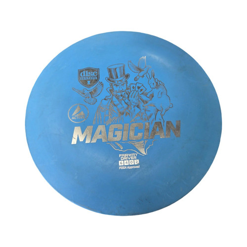Vist Large View of Product Image Which is Used Discmania MAGICIAN ACTIVE DRIVER Disc Golf Driver Carolina Blue