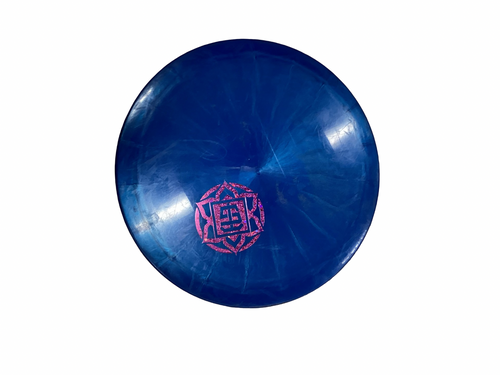 Vist Large View of Product Image Which is Used Thought Space Athletics OMEN Disc Golf Driver Royal Blue