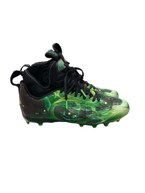 Vist Large View of Product Image Which is Used Under Armour Adult FB Cleats Black Senior 8