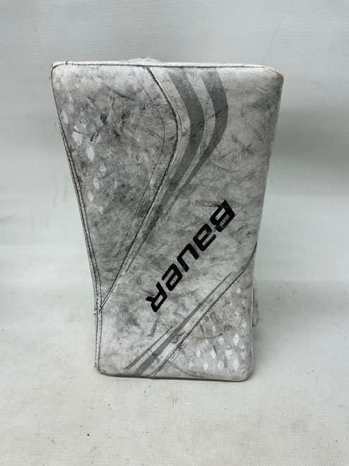 Vist Large View of Product Image Which is Used Bauer VAPOR X2.7 Junior Goalie Catcher White