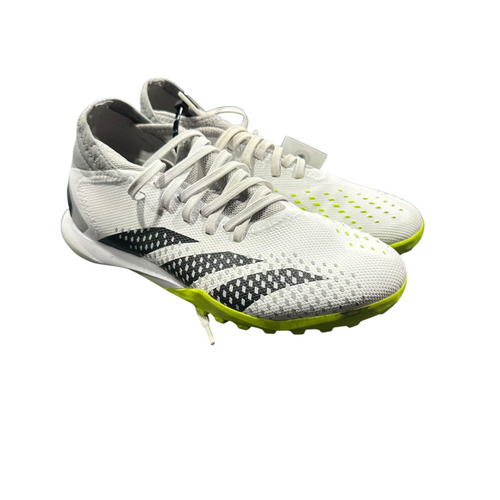 Vist Large View of Product Image Which is Used Adidas Soccer Cleats White Junior 05.5
