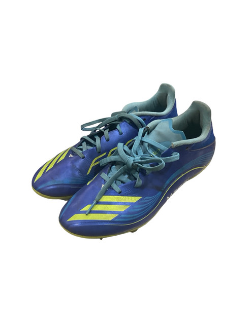 Vist Large View of Product Image Which is Used Adidas MESSI F50 SOCCER CLEATS Soccer Cleats Royal Blue Senior 7.5