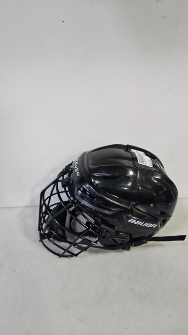 Vist Large View of Product Image Which is Used Bauer REACT 55 Helmet Cage Combo Black SM