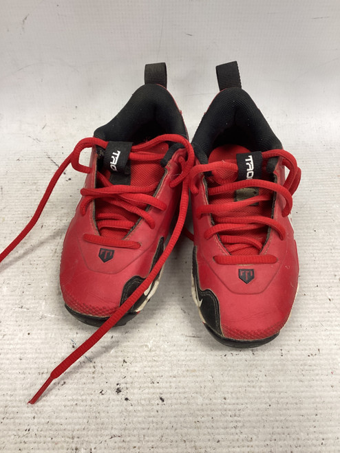 Vist Large View of Product Image Which is Used Nike TROUT FASTFLEX BB/SB Cleats Black And Red Youth 10.0