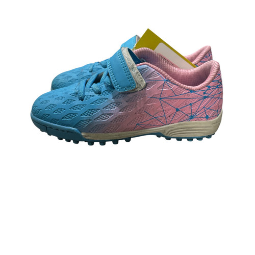 Vist Large View of Product Image Which is Used Soccer Indoor Shoes Pink Youth 11.5