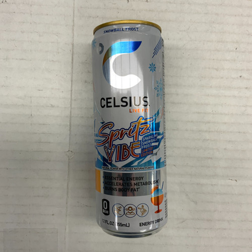 Vist Large View of Product Image Which is New CELSIUS SPRITZ VIBE SNOWBALL FROST