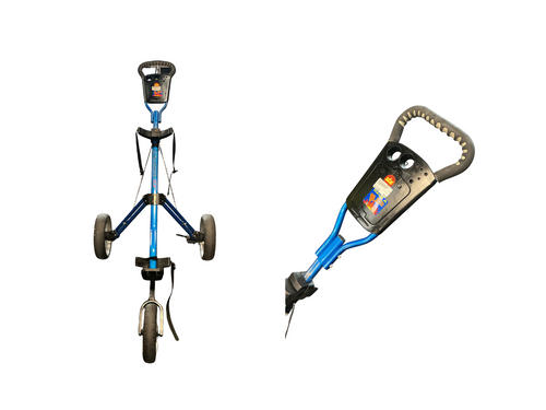 Vist Large View of Product Image Which is Used CRUISER GX Golf Cart Royal Blue 3 Wheel