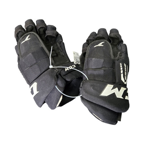 Vist Large View of Product Image Which is Used CCM TACKS 2052 JUNIOR GLOVES -HOLE- Junior Gloves Black 12"