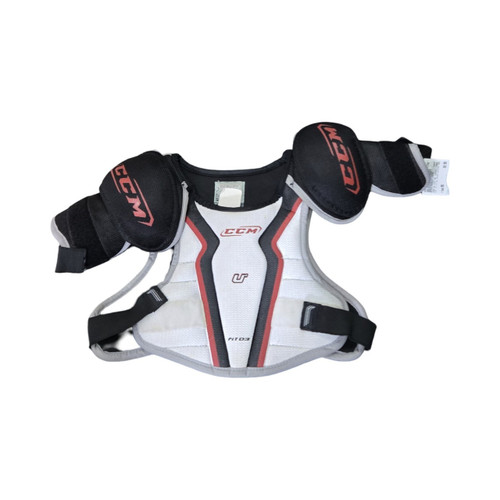 Vist Large View of Product Image Which is Used CCM U+ FIT 03 JUNIOR SHOULDER PADS Junior Shoulder Pads MD