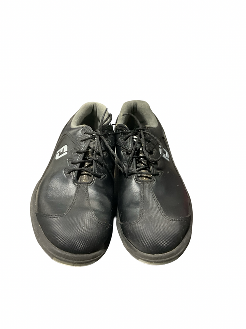 Vist Large View of Product Image Which is Used Foot Joy Mens Golf Shoes Black Senior 8.5