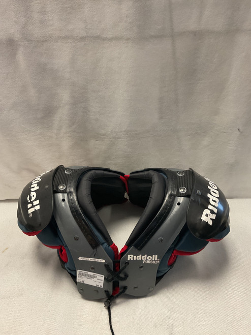 Vist Large View of Product Image Which is Used Riddell PURSUIT FB Shoulder Pads Grey MD