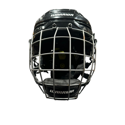 Vist Large View of Product Image Which is Used Warrior ALPHA ONE PRO Helmet Cage Combo Black LG