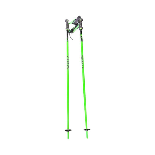 Vist Large View of Product Image Which is Used Scott SKI POLES Mens DH Ski Pole Green 115 cm / 46 in