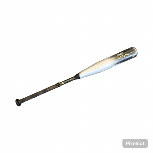 Vist Large View of Product Image Which is Used Rawlings ICON USA 2 5/8 Bat 30"