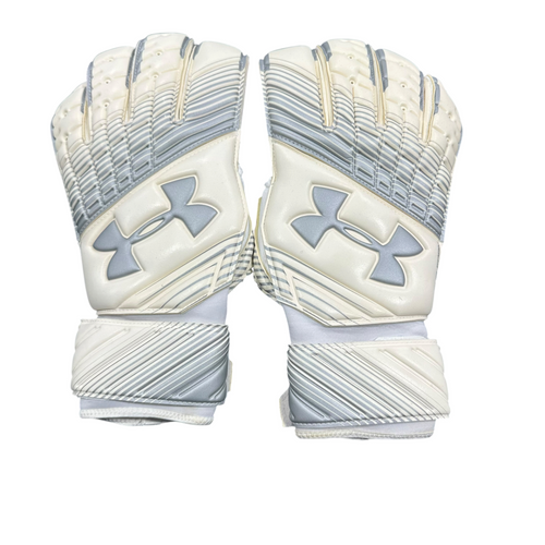 Vist Large View of Product Image Which is Used Adidas MAGNETICO Soccer Goalie Gloves White 11
