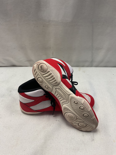 Vist Large View of Product Image Which is Used Asics Wrestling Shoes Red Senior 10