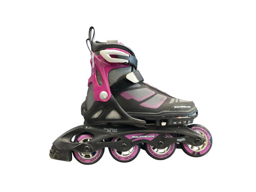 Vist Large View of Product Image Which is Used Rollerblade SPITFIRE XT G ADJ 2-5 Junior Rec Fitness Skates Purple Junior 02