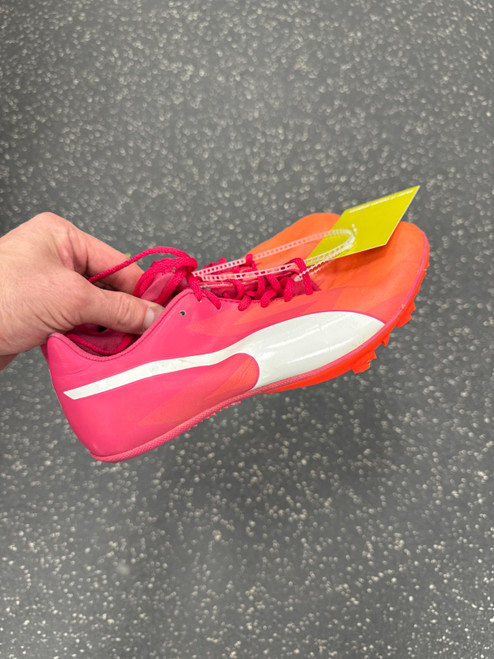 Vist Large View of Product Image Which is Used Puma Track & Field Cleats Jr Orange Junior 05