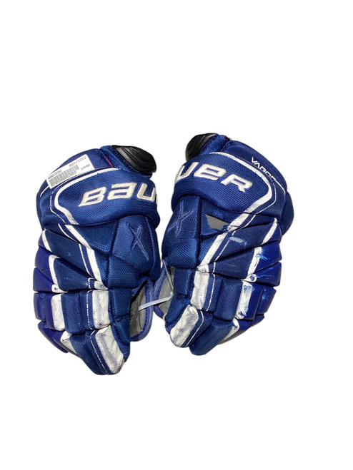 Vist Large View of Product Image Which is Used Bauer VAPOR 1X Junior Gloves Royal Blue 12"