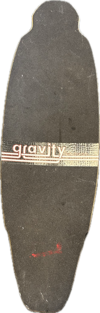 Vist Large View of Product Image Which is Used Gravity 29 MINI Skateboard Deck Only Black Long