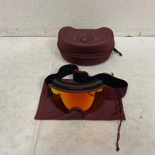 Vist Large View of Product Image Which is Used Snow Goggles Adult Maroon