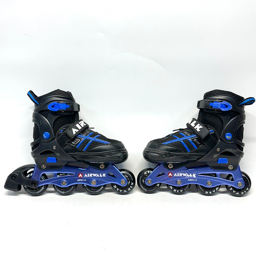 Vist Large View of Product Image Which is Used Airwalk ABEC-5 FITS SIZE 1-4 Junior Rec Fitness Skates Black Adjustable