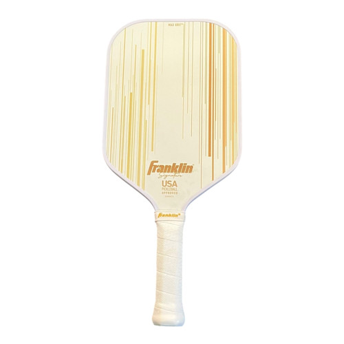 Vist Large View of Product Image Which is Used Franklin SIGNATURE Pickleball Racquet White