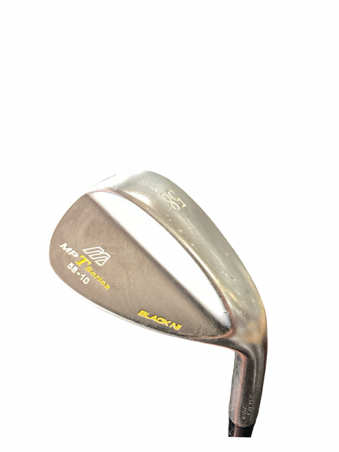 Vist Large View of Product Image Which is Used Mizuno MP T SERIES BLACK NICKEL Golf Wedge Mens RH Unknown Degree