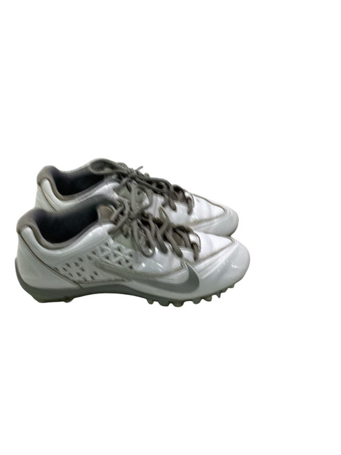 Vist Large View of Product Image Which is Used Nike LAX Cleats Womens White Senior 9.5