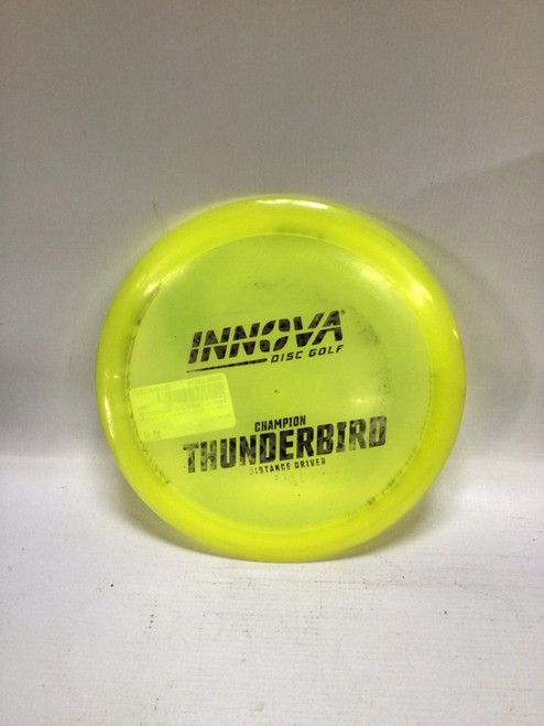 Vist Large View of Product Image Which is Used Innova CHAMPION THUNDERBIRD Disc Golf Driver Yellow