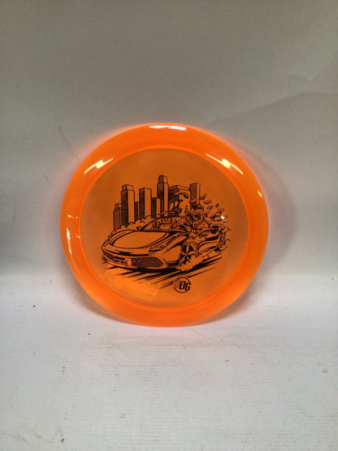Vist Large View of Product Image Which is Used Finish Line OVER THE TOP Disc Golf Driver Orange