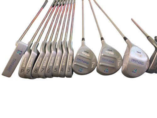 Vist Large View of Product Image Which is Used Wilson POWER SOURCE Womens Package Set RH Grey 13 Piece