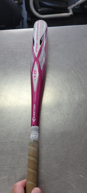 Vist Large View of Product Image Which is Used Easton PINK SAPPHIRE BB/SB Fastpitch Bat 28"
