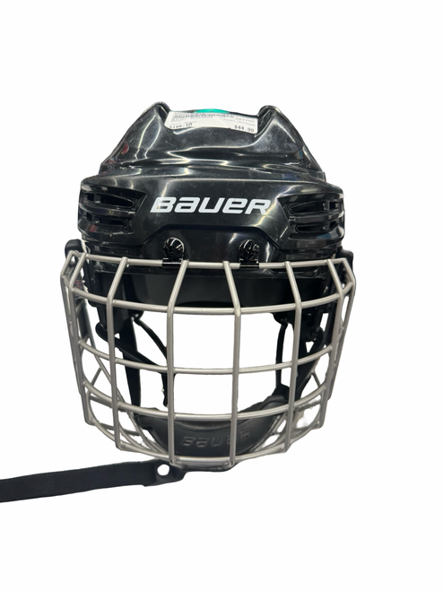 Vist Large View of Product Image Which is Used Bauer BHH3800 Helmet Cage Combo Black SM