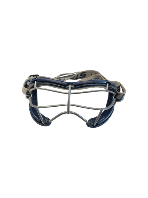 Vist Large View of Product Image Which is Used STX 4SIGHT PLUS-S Lacrosse Facial Protect Cobalt Youth